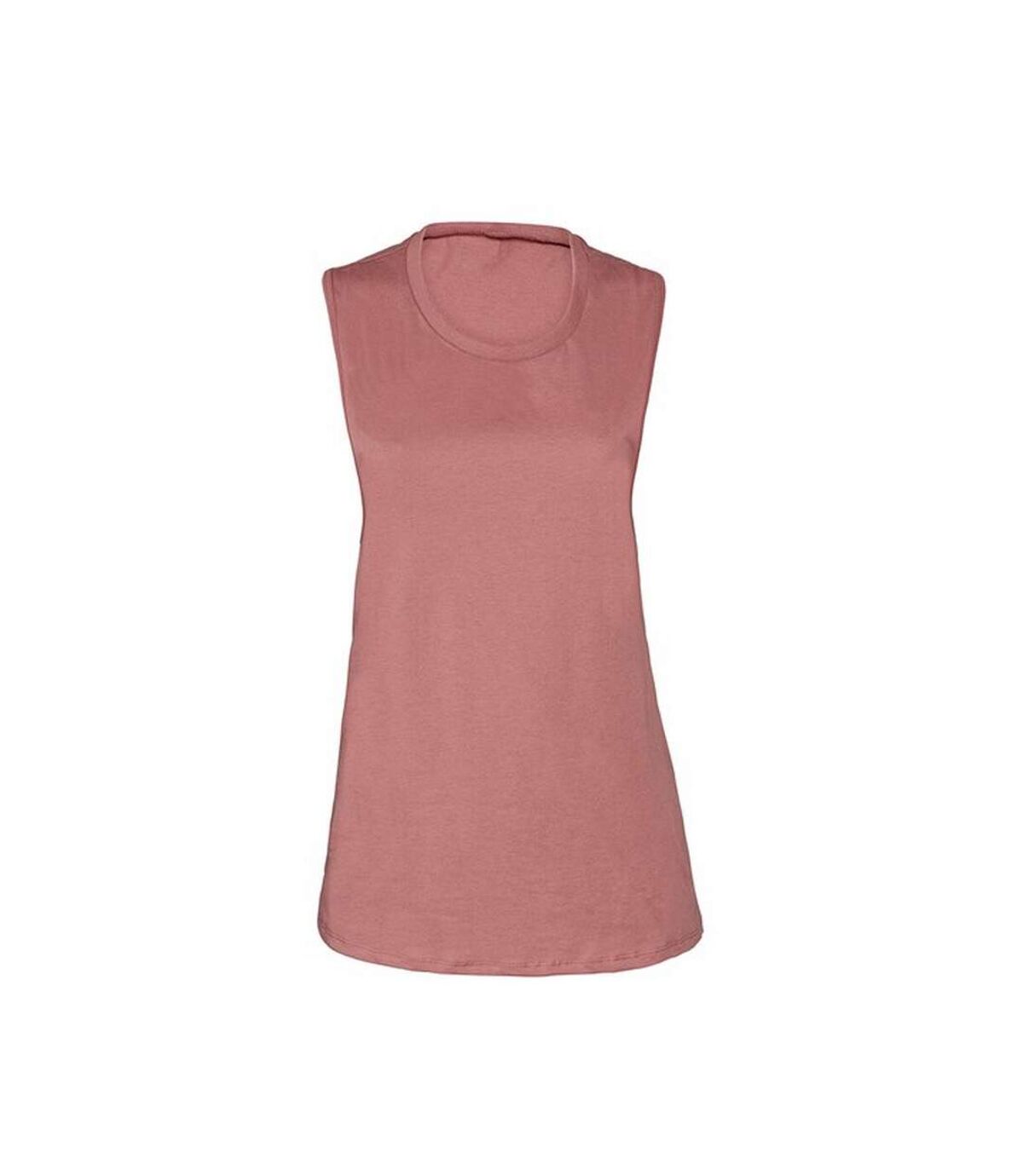 Bella + Canvas Womens/Ladies Muscle Jersey Tank Top (Mauve)