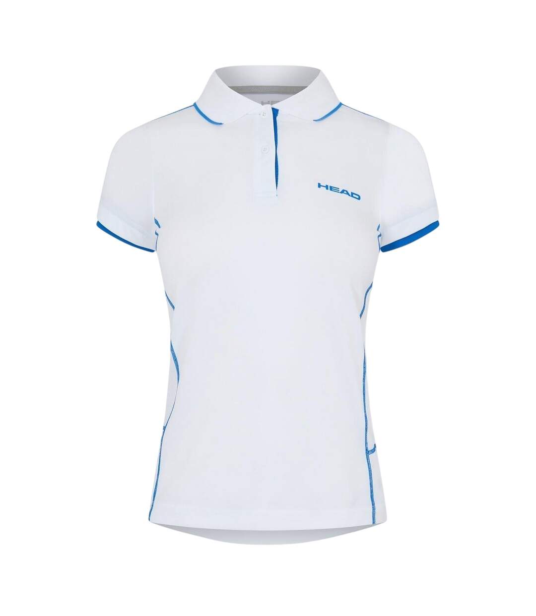 Polo Motif/style Détail Contrasté Club Italy Femme Blanc Head-1