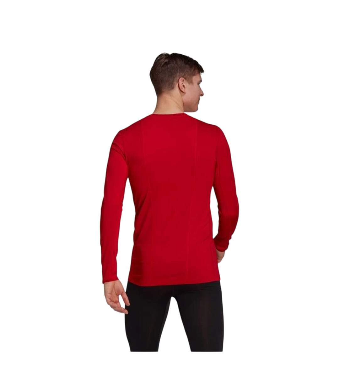 T-shirt Manches Longues Homme Rouge Adidas-3