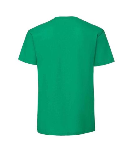 Mens ringspun premium t-shirt kelly green Fruit of the Loom