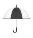 Parapluie Droit Gota Taille Unique Noir Transparent MidOcean-1