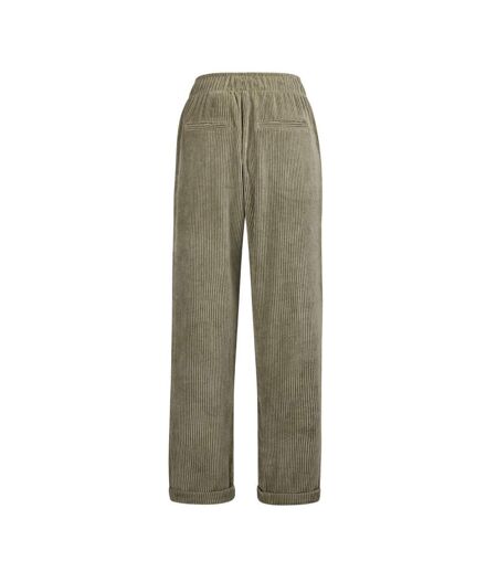Pantalon velours kaki foncé femme teddy smith teddy middle