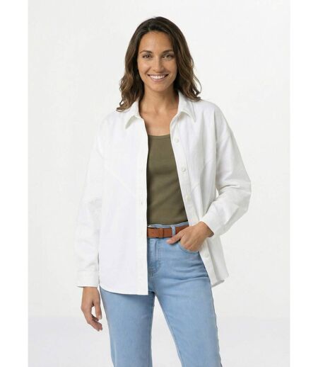 Veste surchemise coton broderie anglaise