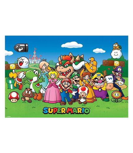 Super Mario - Poster (Multicolore) (Taille unique) - UTTA2706