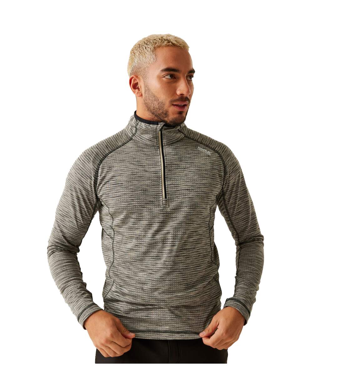 Mens Yonder Ii Half Zip Fleece Top Abbeystone Regatta-4