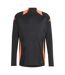 Mens Tiro 24 Pro Long-sleeved Training Track Top Black Solar Red Adidas-2