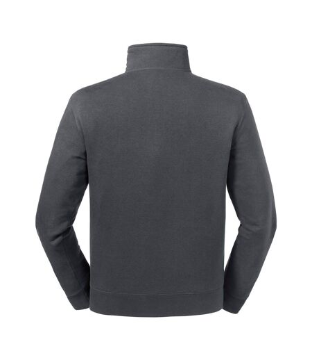 Russell Mens Authentic Quarter Zip Sweatshirt (Convoy Gray) - UTBC4655