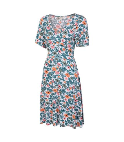 Mountain Warehouse Womens/Ladies Como Floral Dress (Dark Teal) - UTMW2921