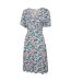 Mountain Warehouse Womens/Ladies Como Floral Dress (Dark Teal) - UTMW2921