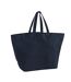 Tote Bag Motif/style À Rayures Taille Unique Bleu Marine Foncé Westford Mill-1
