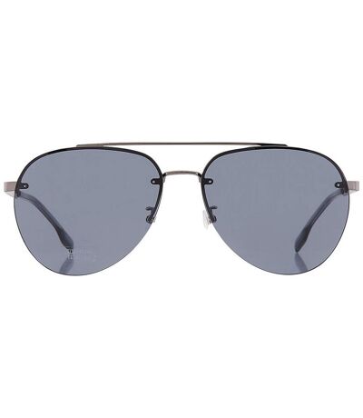 Lunettes De Soleil 1537/f/sk 06lb Ir Homme Taille Unique Ruthénium Foncé Gris Hugo Boss