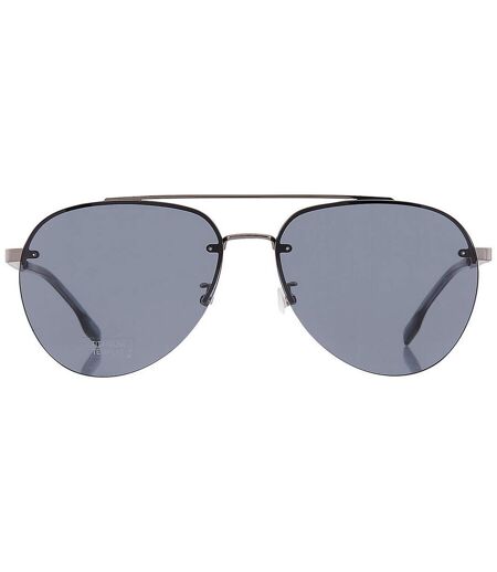 Lunettes De Soleil 1537/f/sk 06lb Ir Homme Taille Unique Ruthénium Foncé Gris Hugo Boss