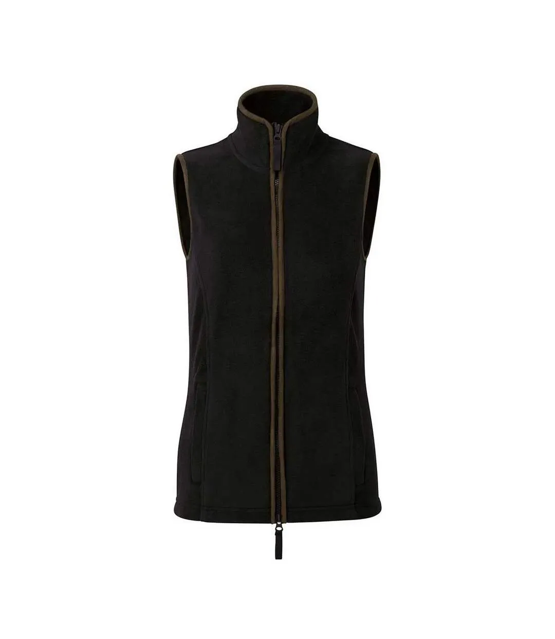 Veste Sans Manches Artisan Femme Noir Marron Premier-1