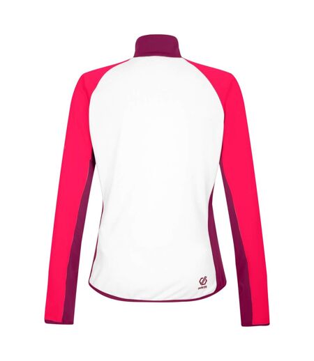 Haut De Sport Femme Blanc Rose Néon Dare 2B