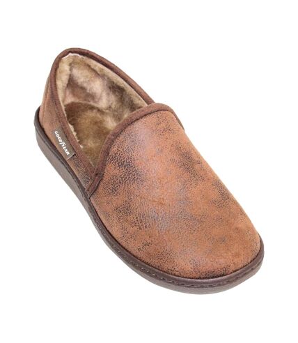 Chaussons manor homme marron Goodyear