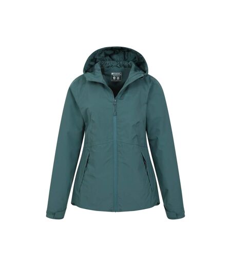 Veste imperméable vancouver femme bleu sarcelle Mountain Warehouse