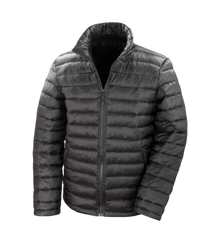 Result Mens Ice Bird Padded Winter Jacket (Water Repellent & Windproof) (Black) - UTBC2048