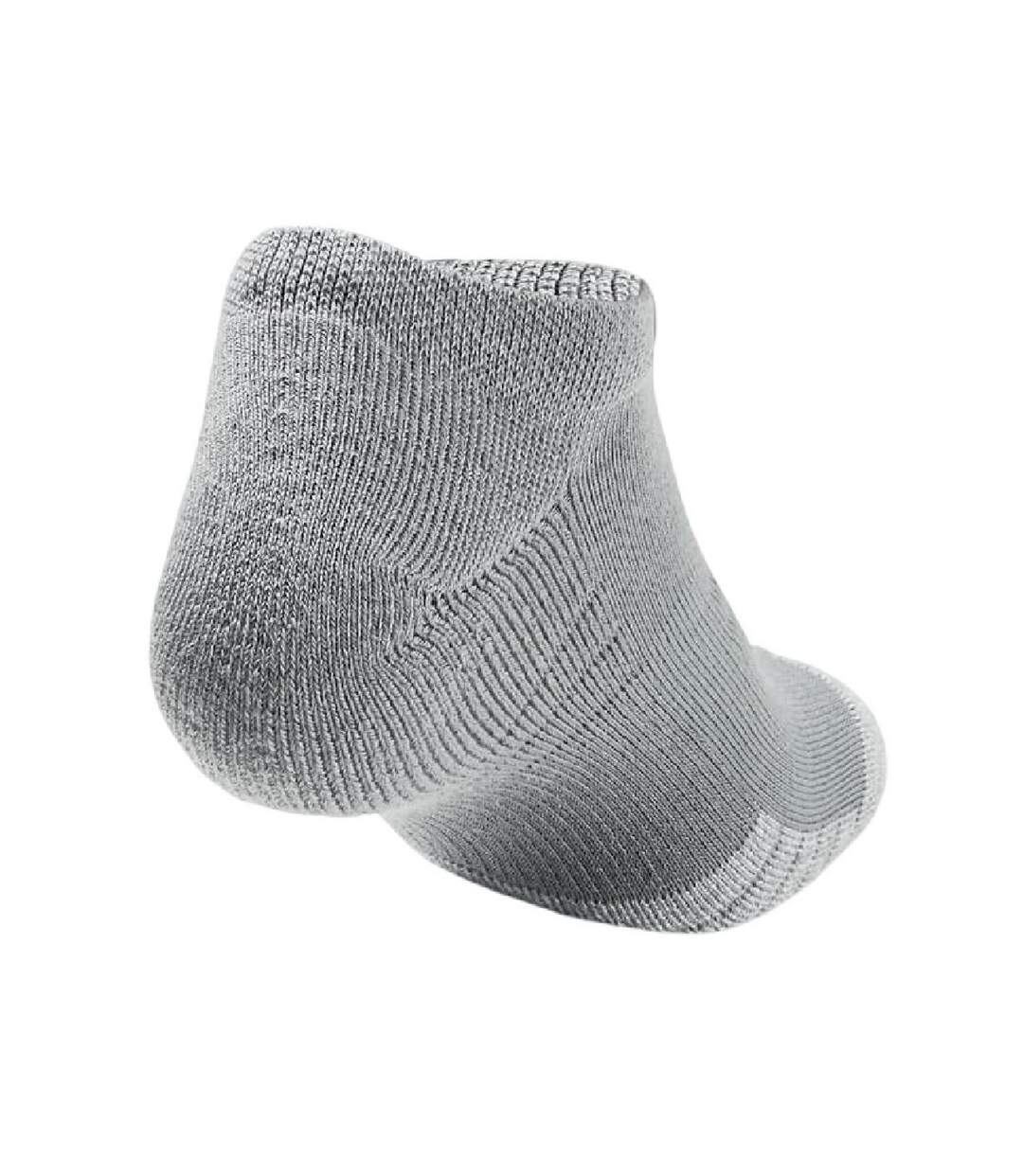 Pack Of 3  Unisex Adult Performance No-show Socks  Black Grey White Under Armour-3