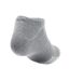 Pack Of 3  Unisex Adult Performance No-show Socks  Black Grey White Under Armour-3