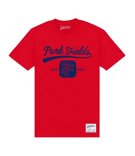 Park Fields Unisex Adult Est 1961 T-Shirt (Red)