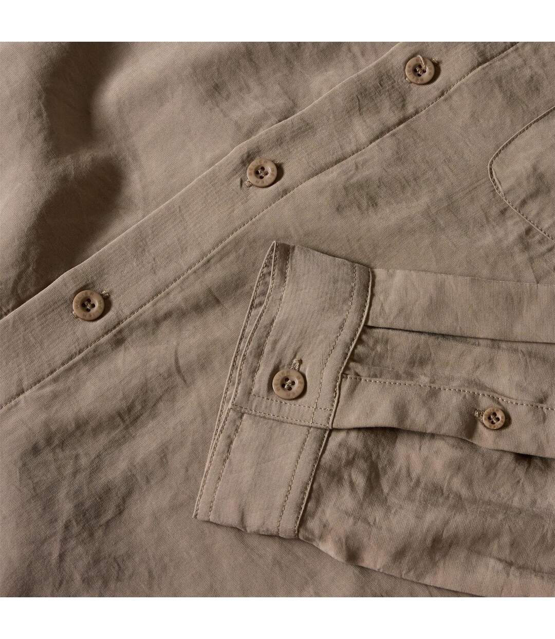 Chemise Manches Longues Homme Taupe Belier-3