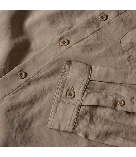 Chemise Manches Longues Homme Taupe Belier