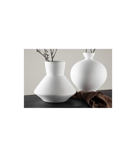 Vase Design Rellis 22cm Blanc