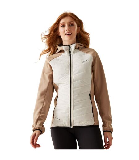 Womens/ladies andreson viii hybrid jacket blanc de blanc/warm taupe Regatta