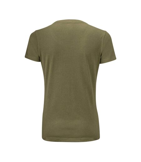 Womens/ladies Walcott T-shirt Moss Green James Harvest