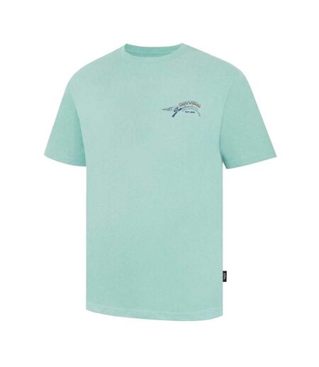 T-shirt Homme Turquoise Pâle Hot Tuna
