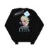 Disney - Sweat FROZEN ELSA SNOWFLAKE PORTRAIT - Femme (Noir) - UTBI18988-1