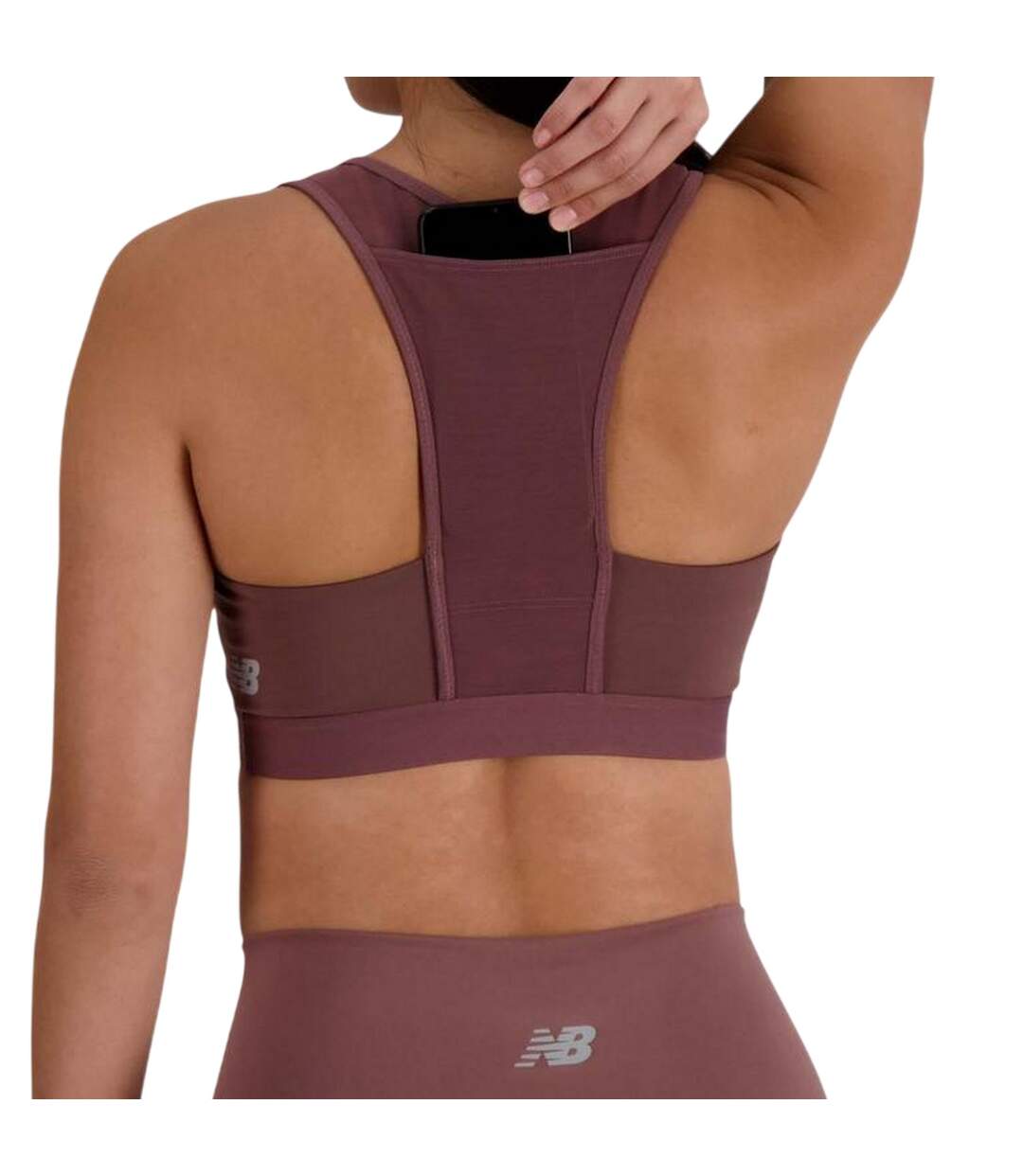Brassière De Sport Femme Violet New Balance-3