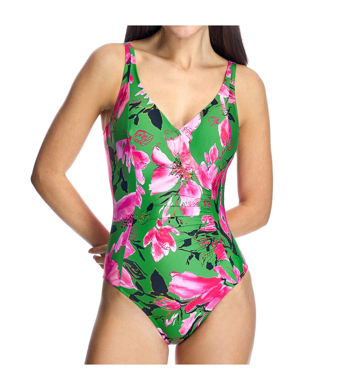 V-neck swimsuit W240773 Women-2