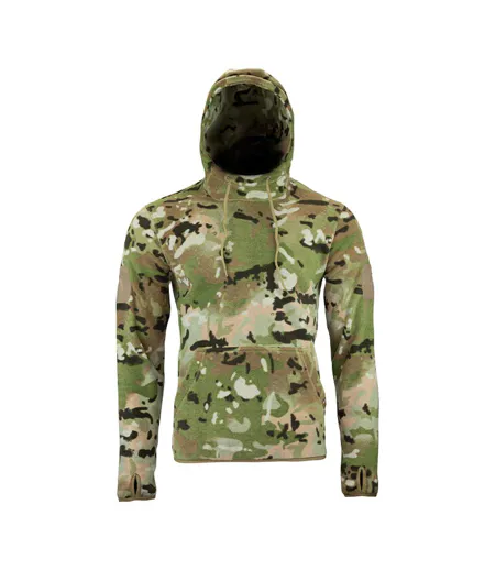 Sweat À Capuche Motif/style Camouflage Homme Kaki Viper