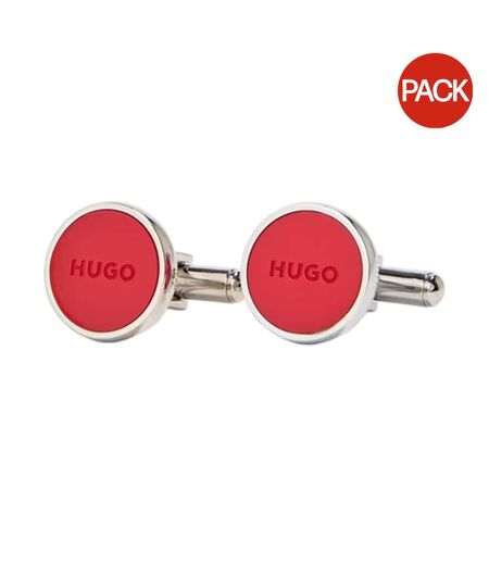 Lot De 2  Boutons De Manchette Officiel Taille Unique Rose Hugo