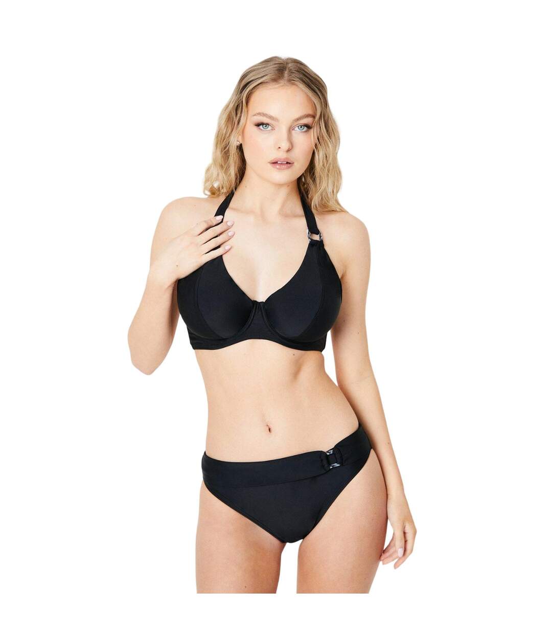 Bas de maillot de bain femme noir Gorgeous-3