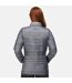 Regatta Womens/Ladies Firedown Baffled Quilted Jacket (Grey Marl/Black) - UTRG5070