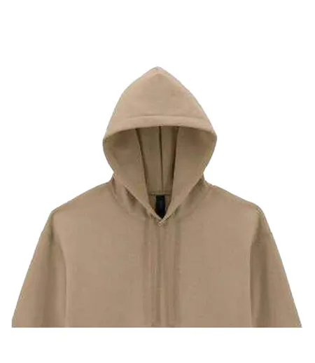 Sweat Uni Et Épais À Capuche Hammer Maxweight Homme Marron Clair Gildan
