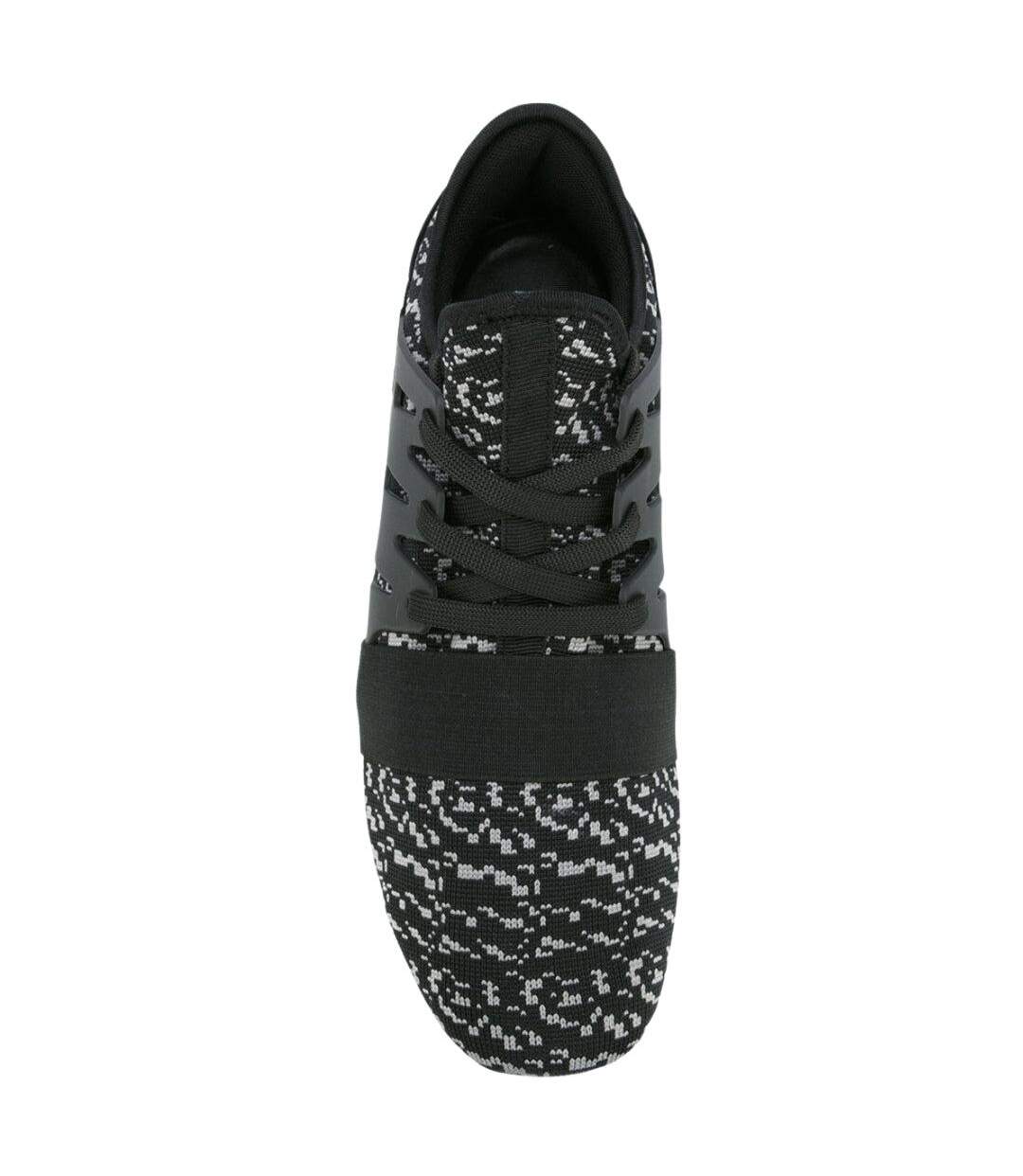 Mens Runner Trainers Black Plein Sport-4