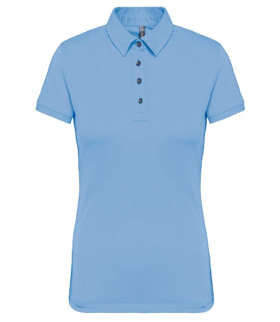 Polo jersey manches courtes - Femme - K263 - bleu ciel-2