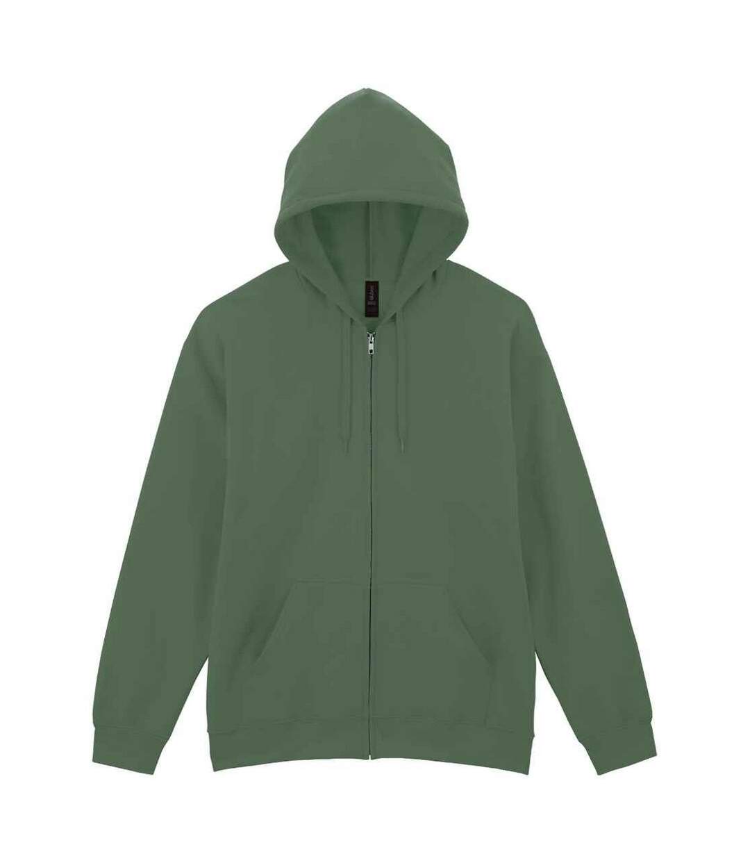 Veste À Capuche Softstyle Adulte Vert Kaki Gildan-2