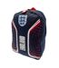 England FA Crest Knapsack (Navy/White/Red) (One Size) - UTTA9651