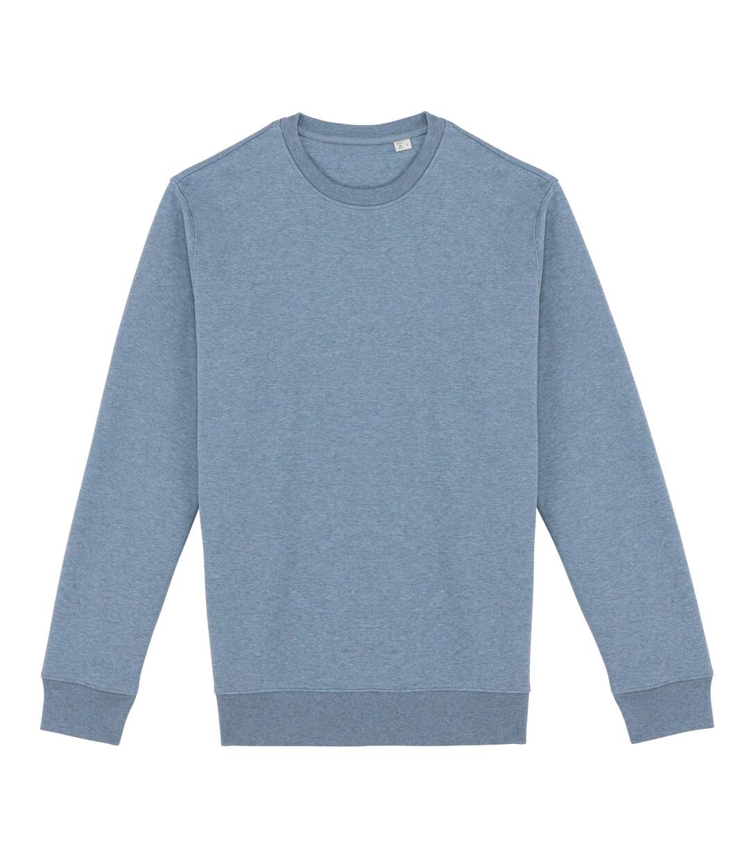 Unisex Adult Crew Neck Sweatshirt Cool Blue Heather Native Spirit-1