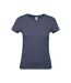 T-shirt #e150 Femme Bleu Denim B&C-1