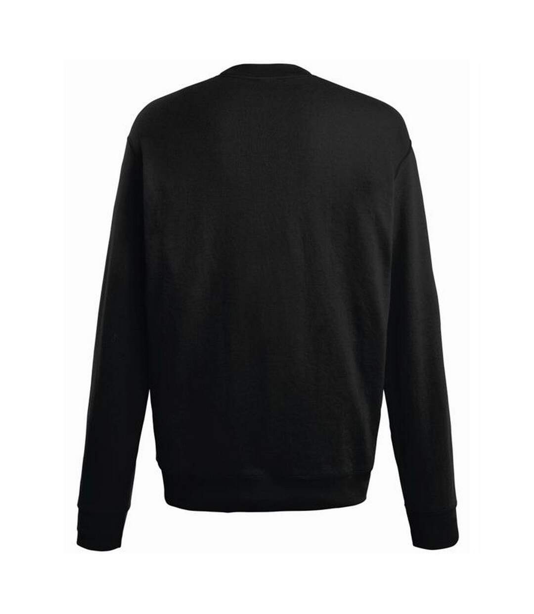 Sweatshirt uni homme noir Fruit of the Loom-2