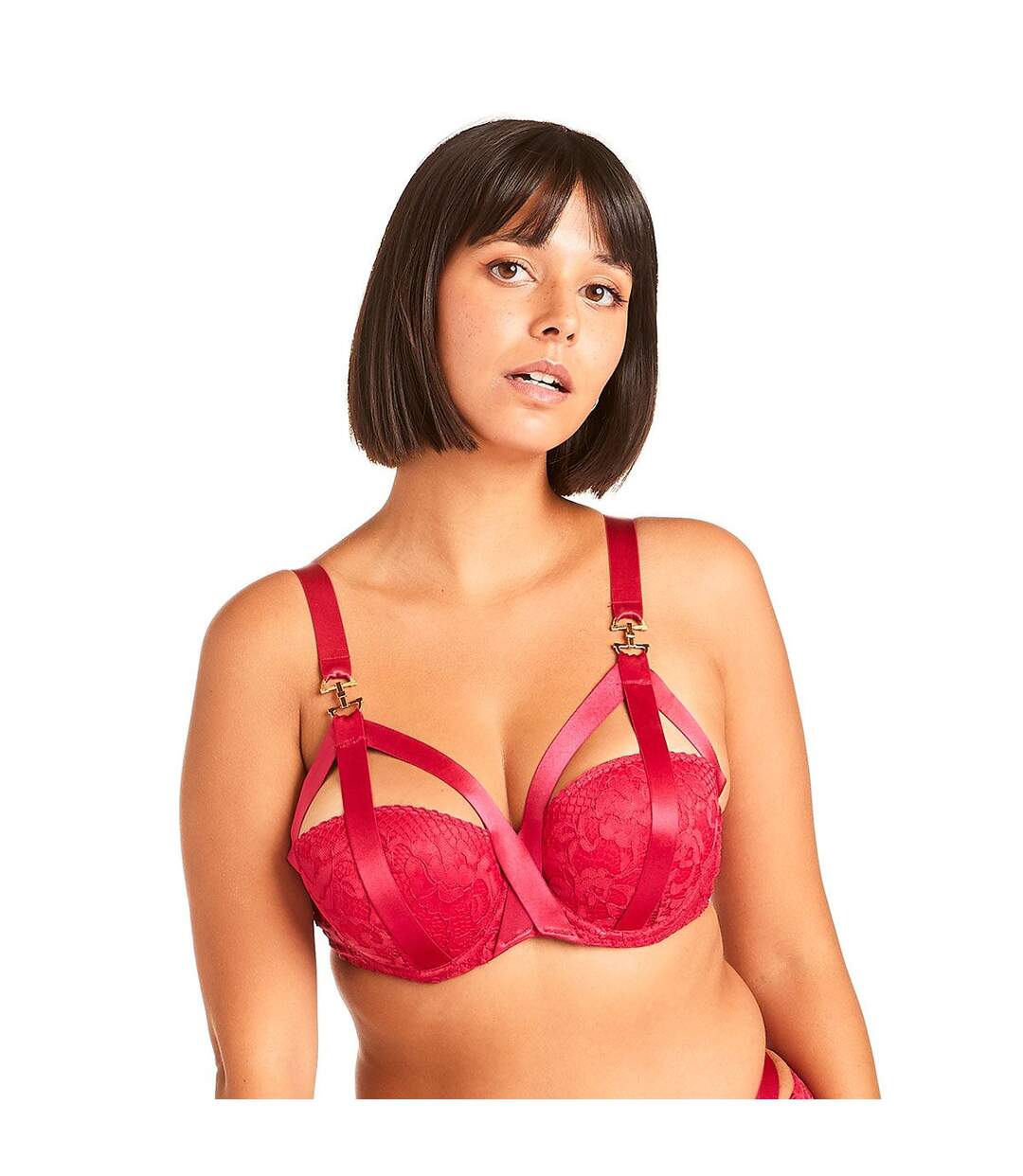 Soutien-gorge ampliforme bordeaux Danger-2