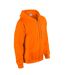 Veste À Capuche Adulte Orange Fluo Gildan-3