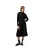 Womens/ladies Pleated Midi Skirt Black Lacoste-4