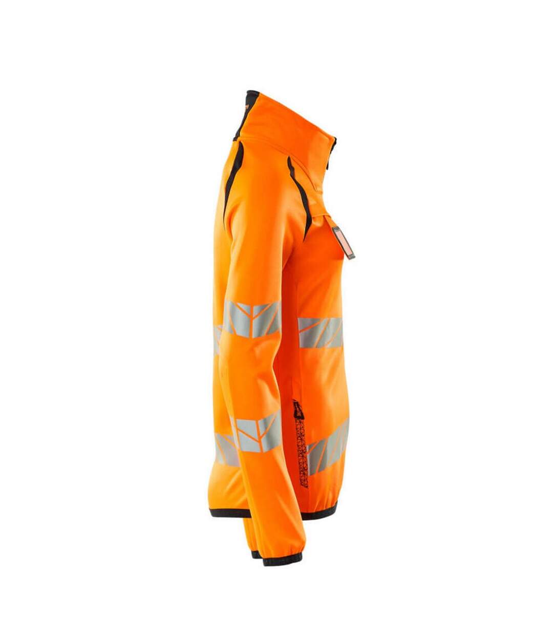 Veste Polaire Accelerate Safe Femme Orange Fluo Bleu Marine Foncé Mascot-3