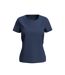 T-shirt Lux Femme Bleu Marine Stedman-1